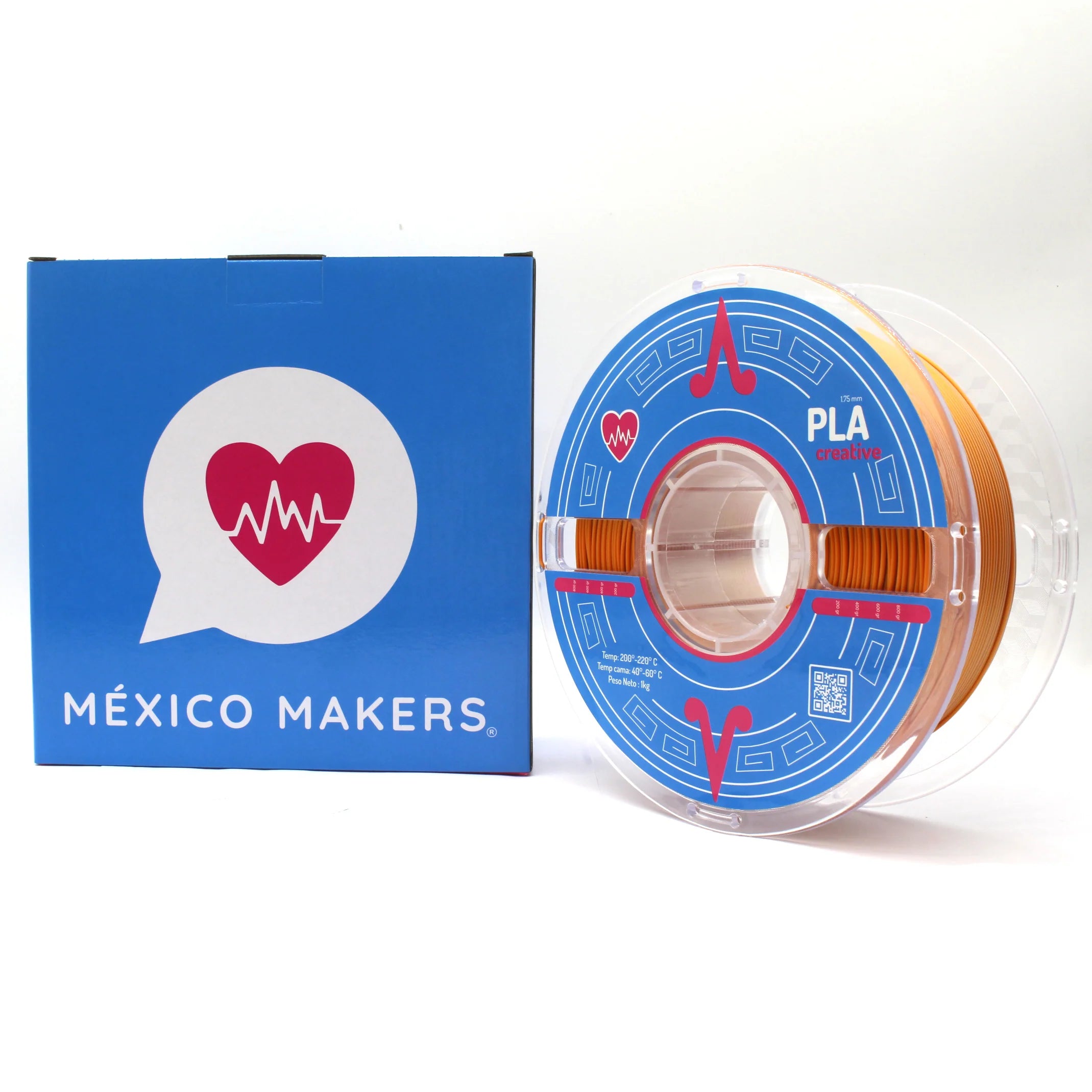 México Makers - Filamento PLA Creative Duo Oro+Oro Rosa para Impresora 3D