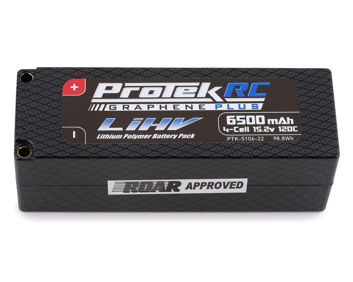 Protek RC - 4S 120C Low IR Si-Graphene + HV LiPo Battery (15.2V/6500mAh) w/5mm Connector (ROAR Approved)