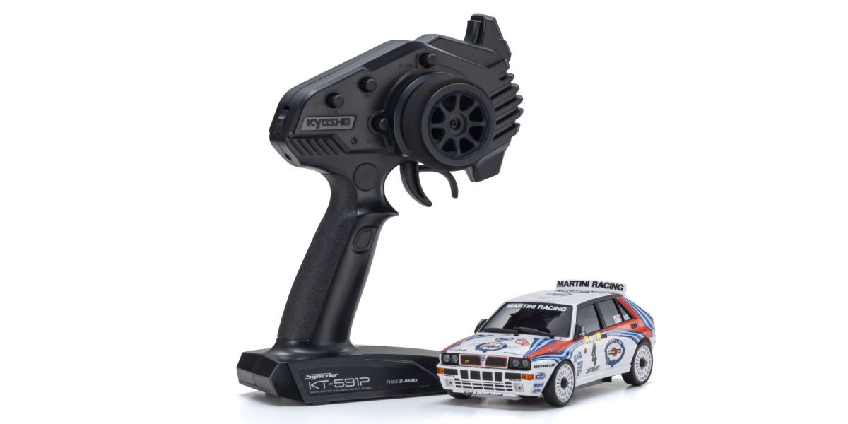 Kyosho - MINI-Z AWD LANCIA DELTA No.4 1992 Monte Carlo Rally Winner