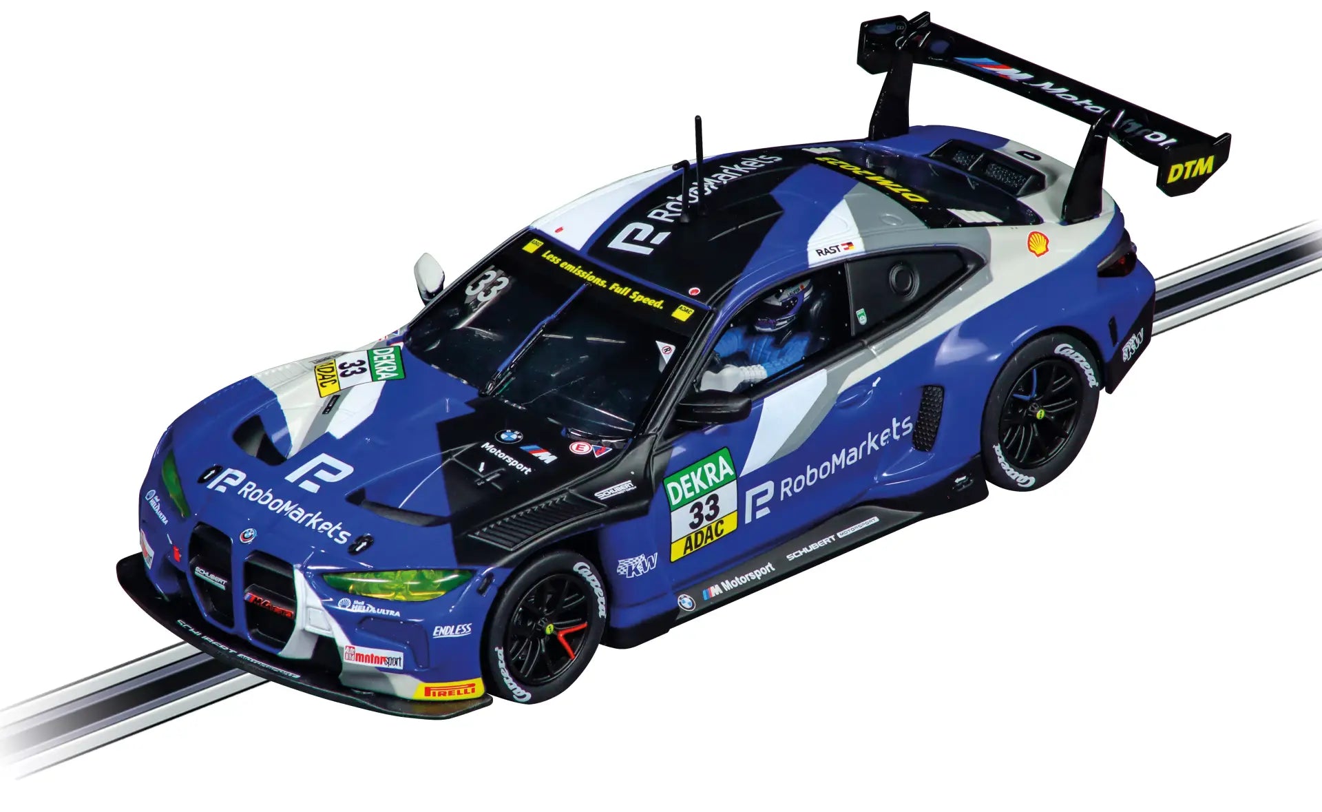 Carrera - "BMW M4 GT3 "Schubert Motorsport, No.33" DTM 2024" Analogo, Escala 1/32