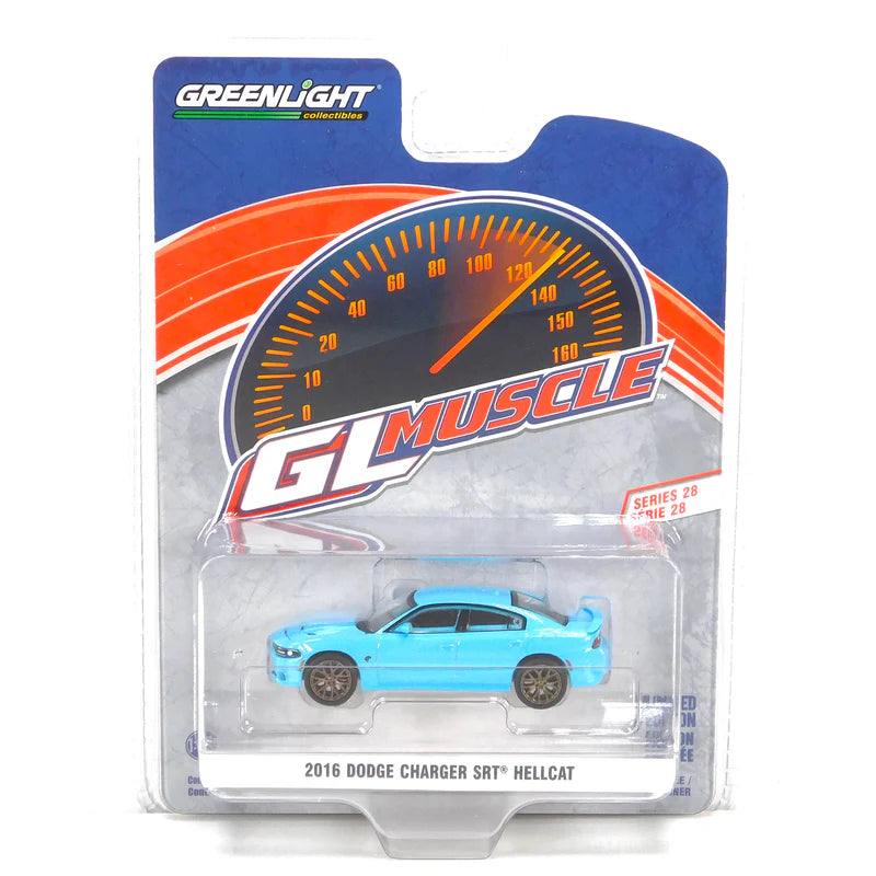 Greenlight - GL Muscle 2016 Dodge Charger SRT Hellcat, escala 1:64
