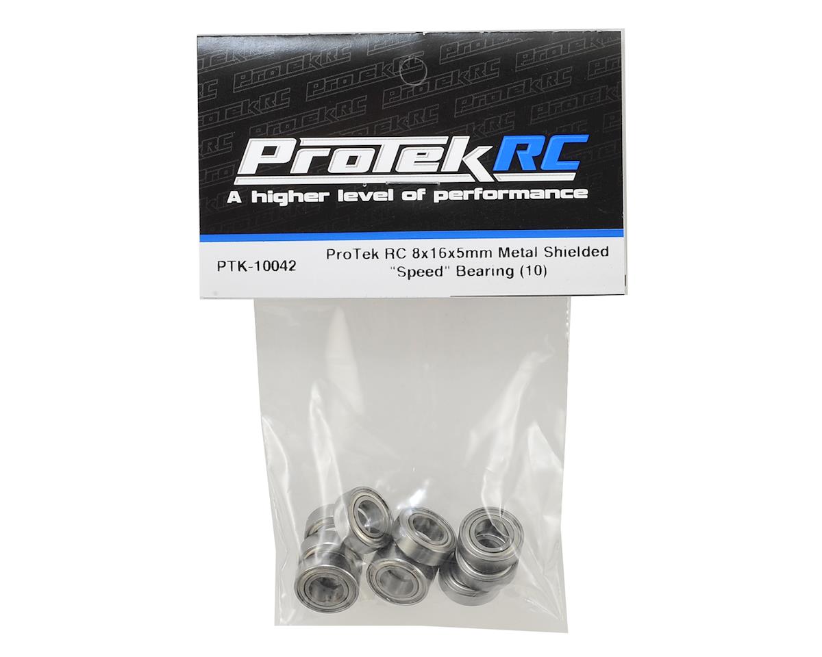 Protek RC - 8x16x5mm Metal Shielded "Speed" Bearing (10)