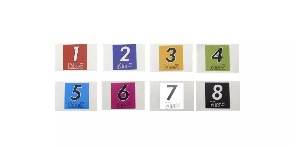 Kyosho - Car Number (No.1-8/50set)