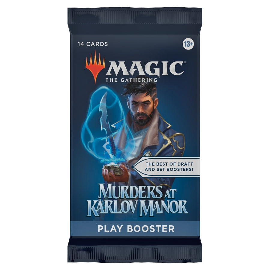 Magic MTG - Murders at Karlov Manor - Play Boosters Sobre (Inglés) - Magic: The Gathering - 14 cartas
