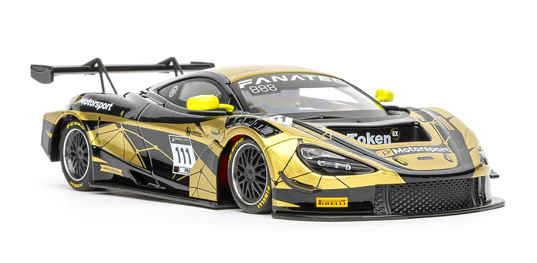 NSR - McLaren 720S - Yellow #111 - '21 JP Motorsport - Análogo, escala 1/32