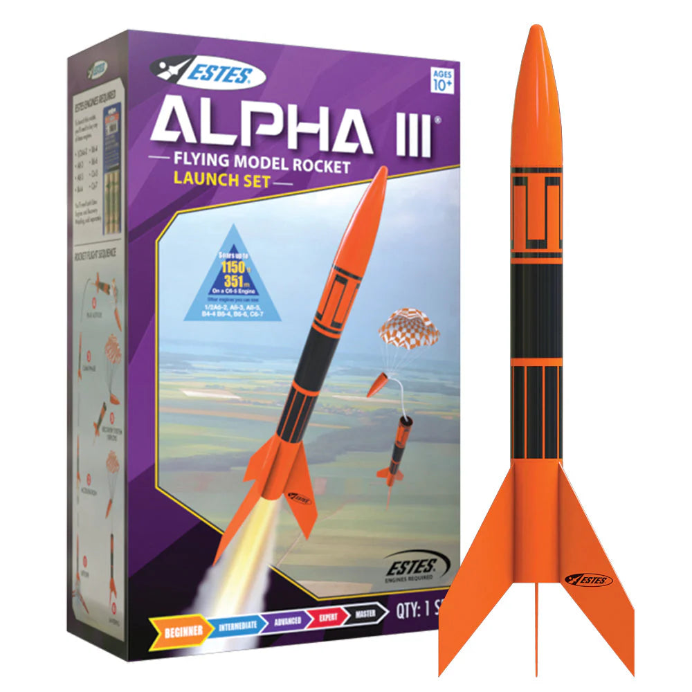 Estes - Alpha III Rocket Launch Set, E2X