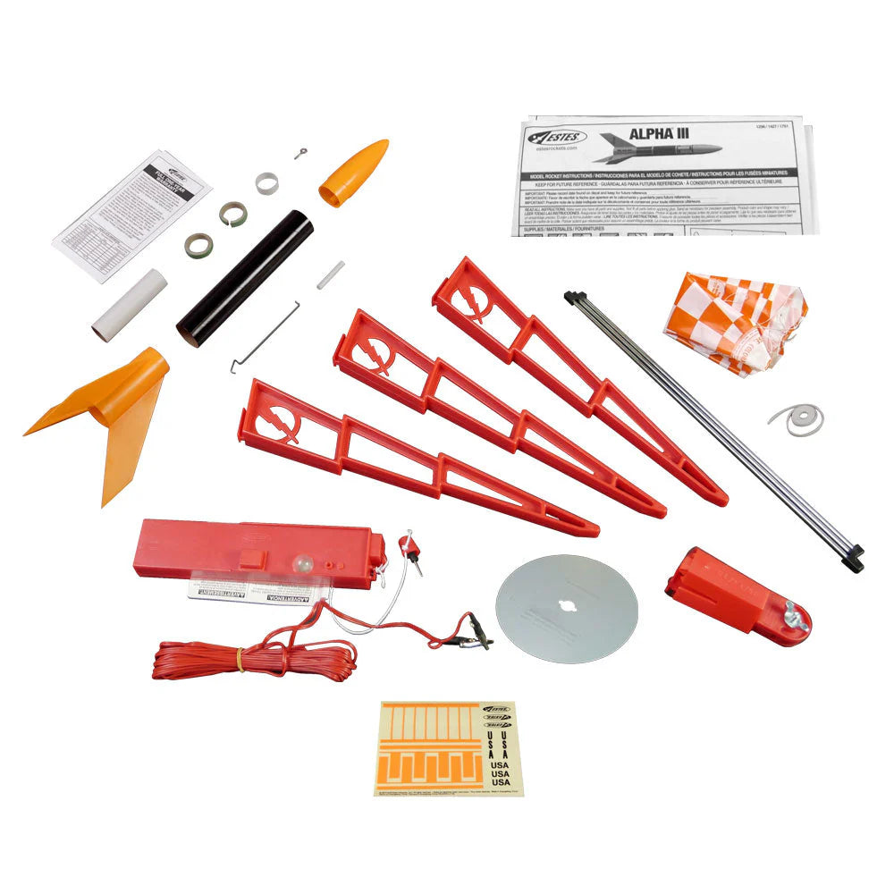Estes - Alpha III Rocket Launch Set, E2X