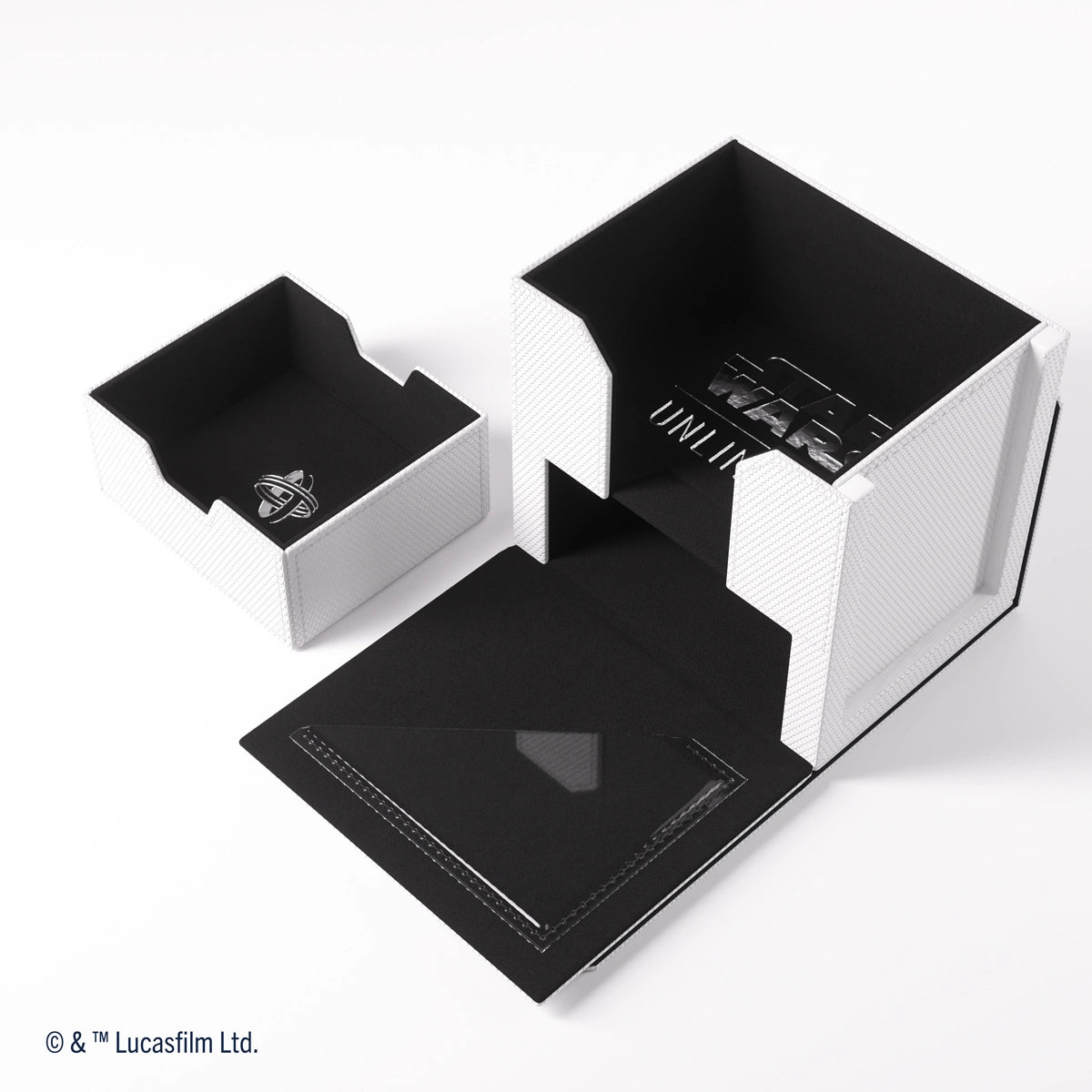 Gamegenic - Star Wars: Unlimited - Deck Pod - Estuche para tarjetas - Blanco