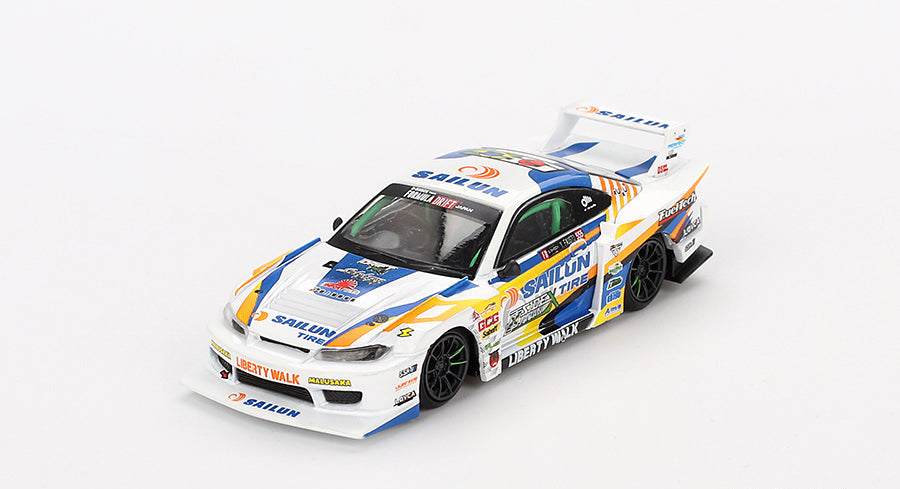 Mini GT - Nissan LB-Super Silhouette S15 SILVIA #555 2023 Formula Drift Japan 1/64