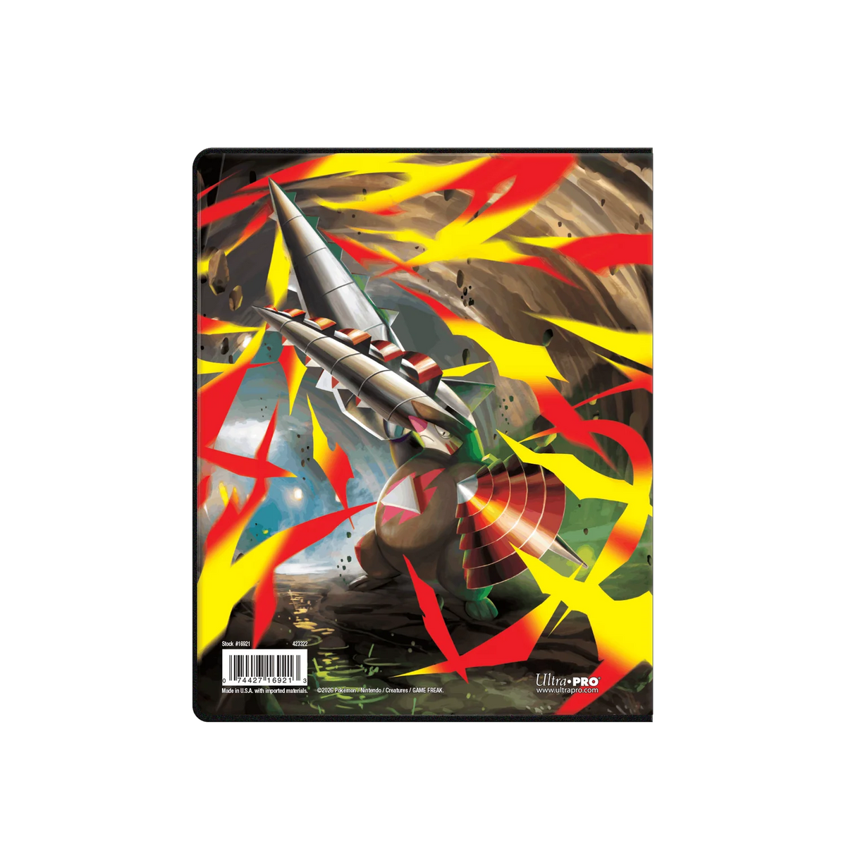 Ultra Pro: Mega Evolution - Pitch Black 4-Pocket Portfolio for the Pokémon