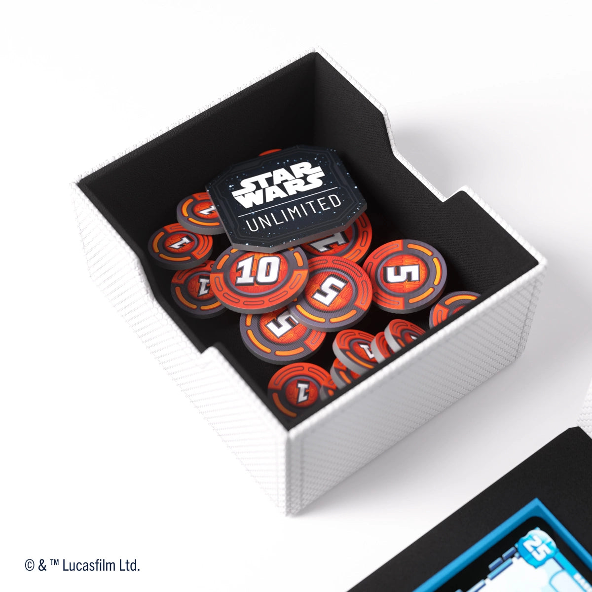 Gamegenic - Star Wars: Unlimited - Deck Pod - Estuche para tarjetas - Blanco