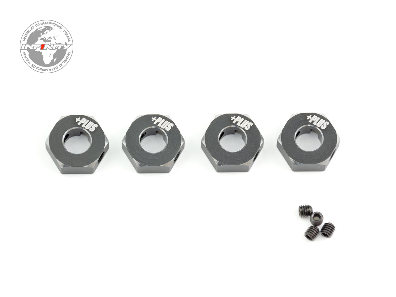 Infinity - Cubo Hexagonal de Rueda de Aluminio Tipo B (4pcs / IF15-2)