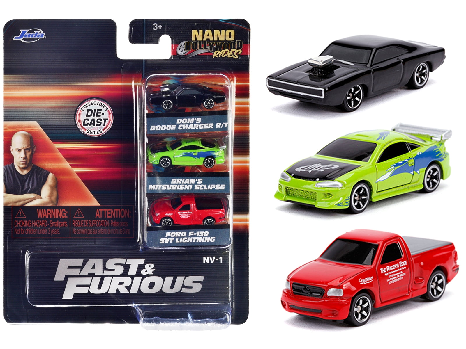 Jada Toys - Nano Hollywood Rides - Fast & Furious Series 1
