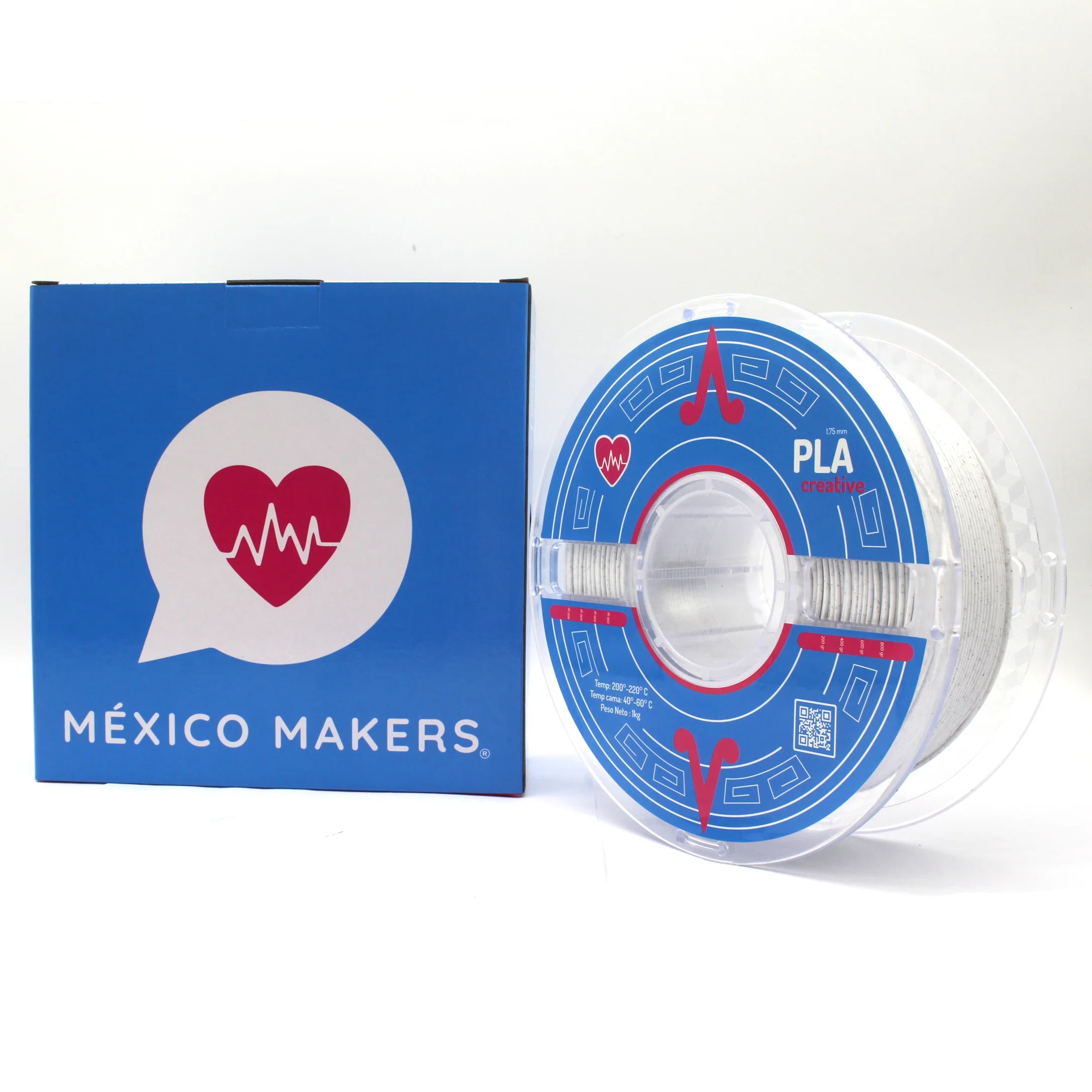 México Makers - Filamento PLA Creative Marmol para Impresora 3D