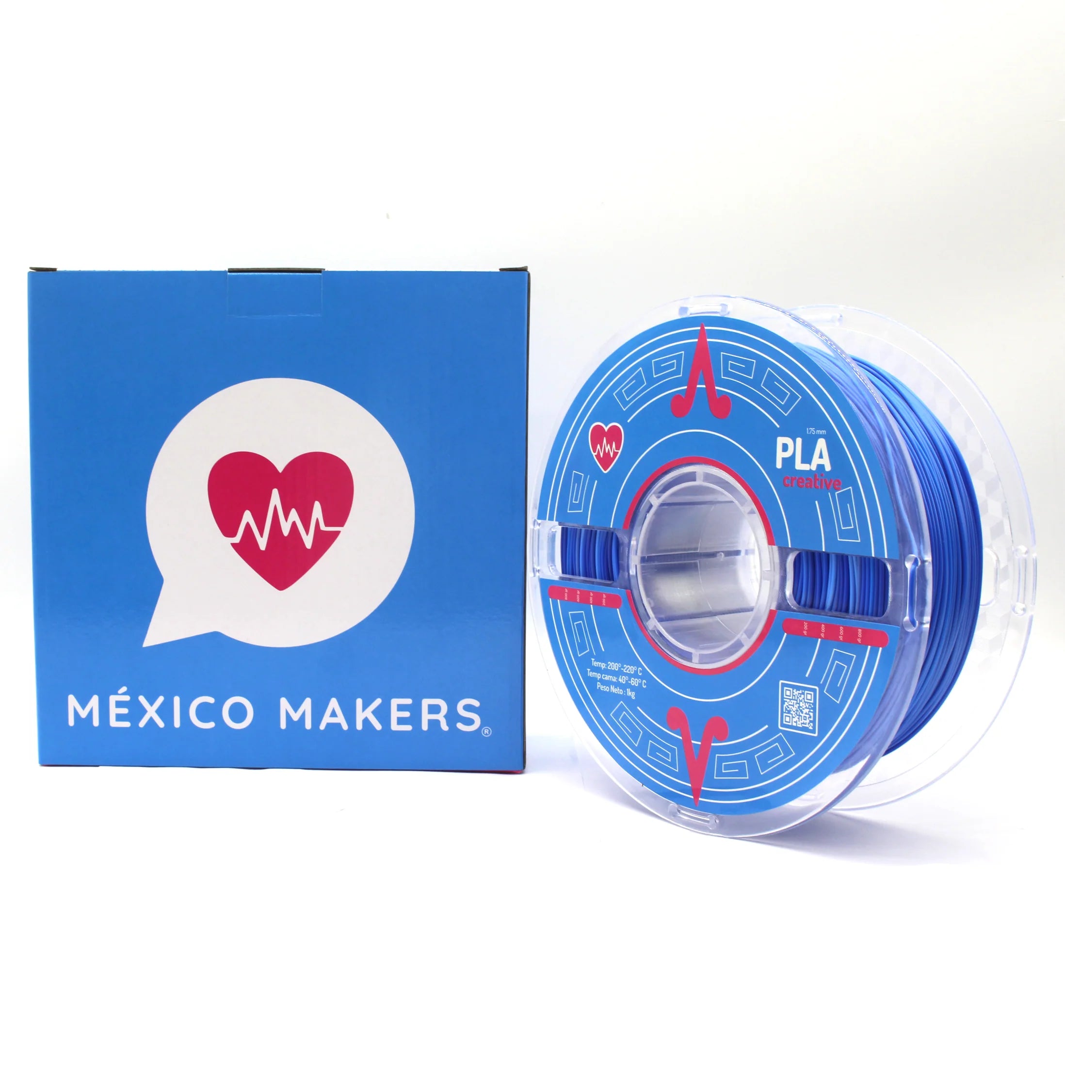 México Makers - Filamento PLA Creative Iceberg para Impresora 3D