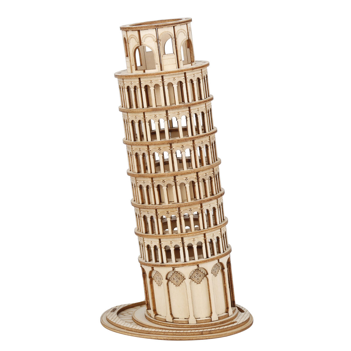 Robotime - Classic 3D Wood Puzzles; Leaning Tower of Pisa