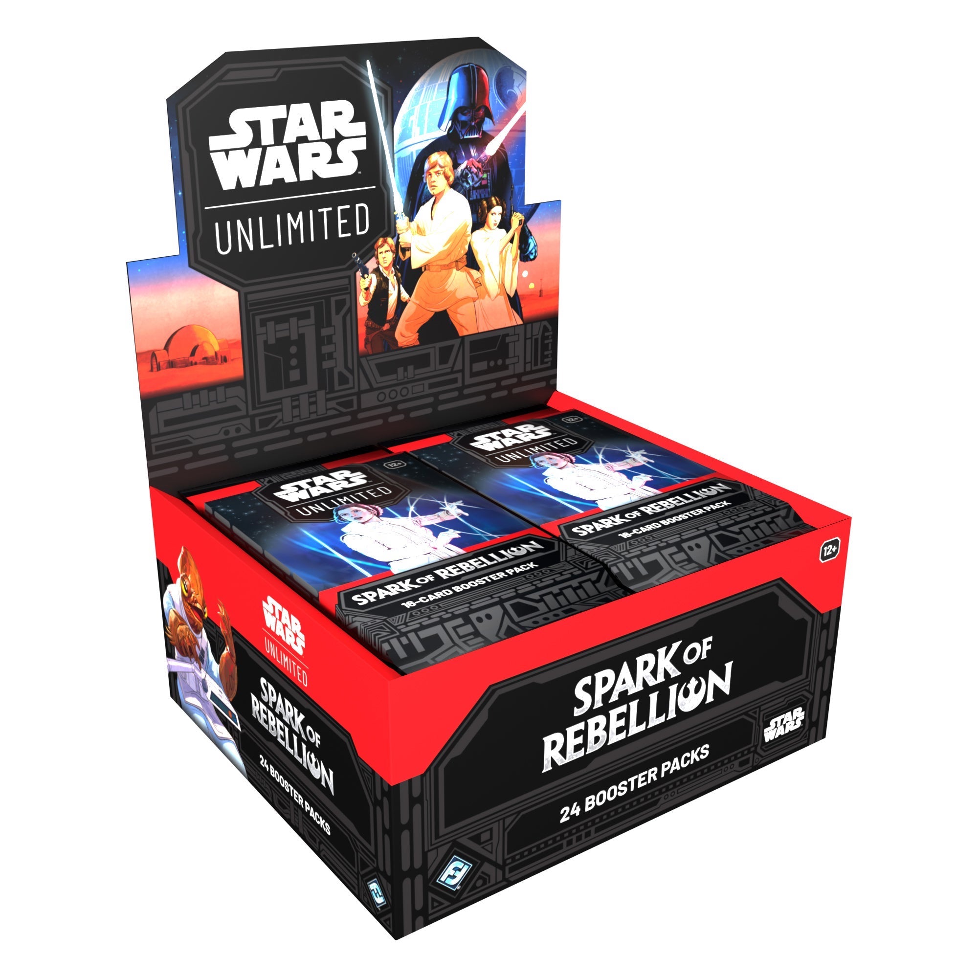 Fantasy Flight Games - Star Wars: Unlimited - Spark of Rebellion Booster Display Caja (Inglés)