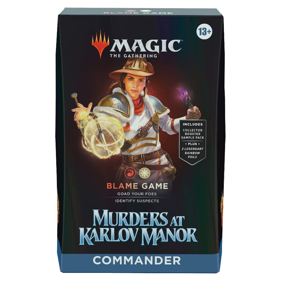 Magic MTG - Murders at Karlov Manor Commander Deck - Blame Game - Magic: The Gathering