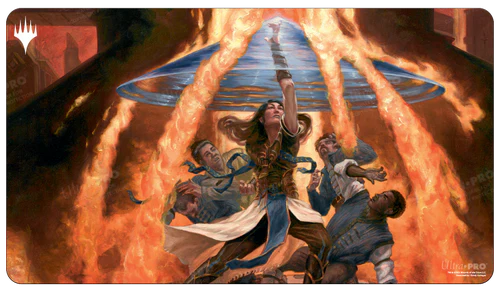 Ultra PRO - Commander Masters Fierce Guardianship Blue Standard Gaming Playmat for Magic: The Gathering