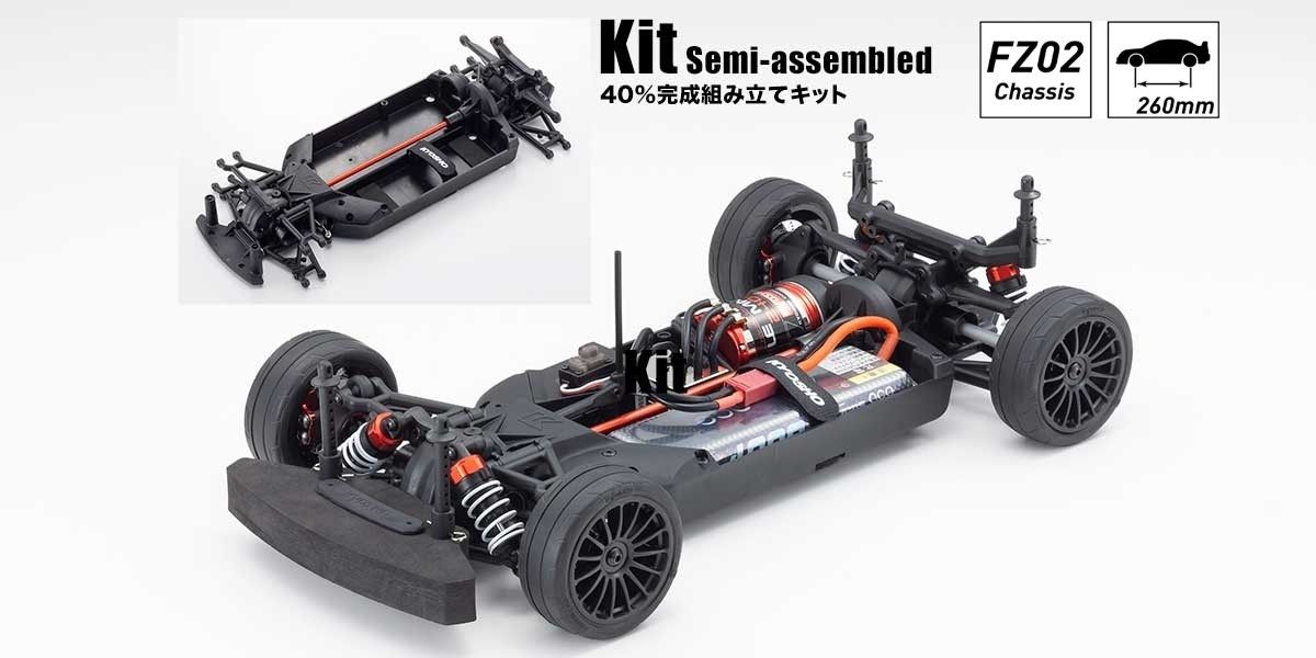 Kyosho - 1:10 Scale Radio Controlled Electric Powered 4WD Touring Car