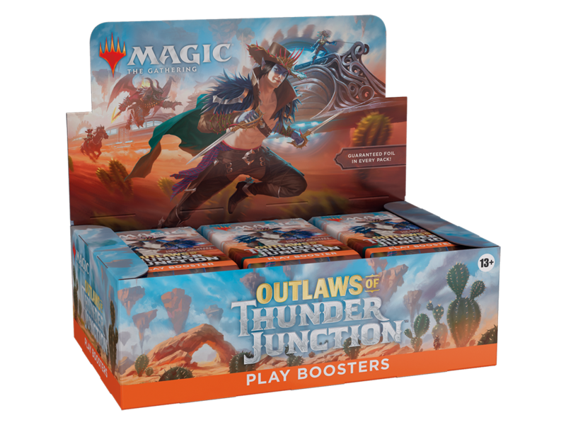 Magic MTG - Outlaws of Thunder Junction - Play Booster Caja (Inglés) - Magic: The Gathering