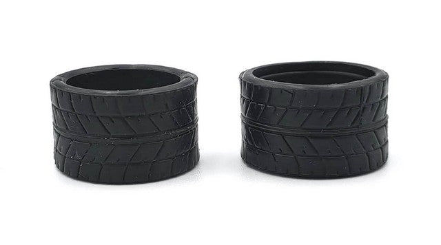 Marka - V1 Mini-Z RCP Rubber Rear Radial Tire 10° - Soft - 14mm (2Pcs)