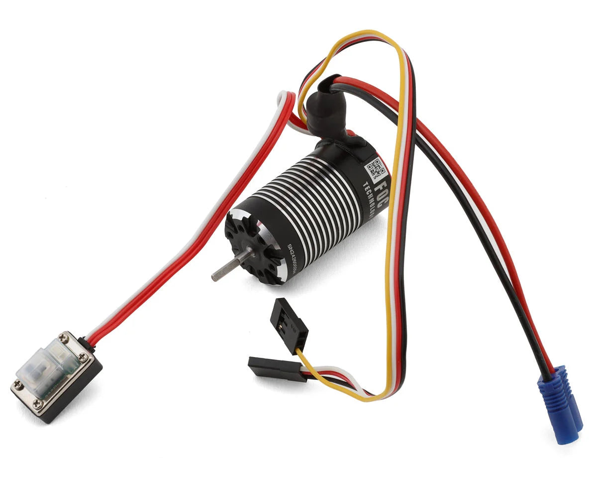 Hobbywing - Quicrun Mini16 Fusion 370 2-in-1 Brushless ESC & Motor System w/EC2 Connector (3000Kv)
