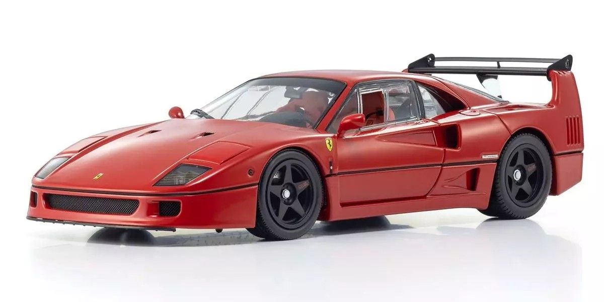 Kyosho - ORIGINAL 1/18scale Ferrari F40 Light Weight LM Wing (Red), escala 1:18