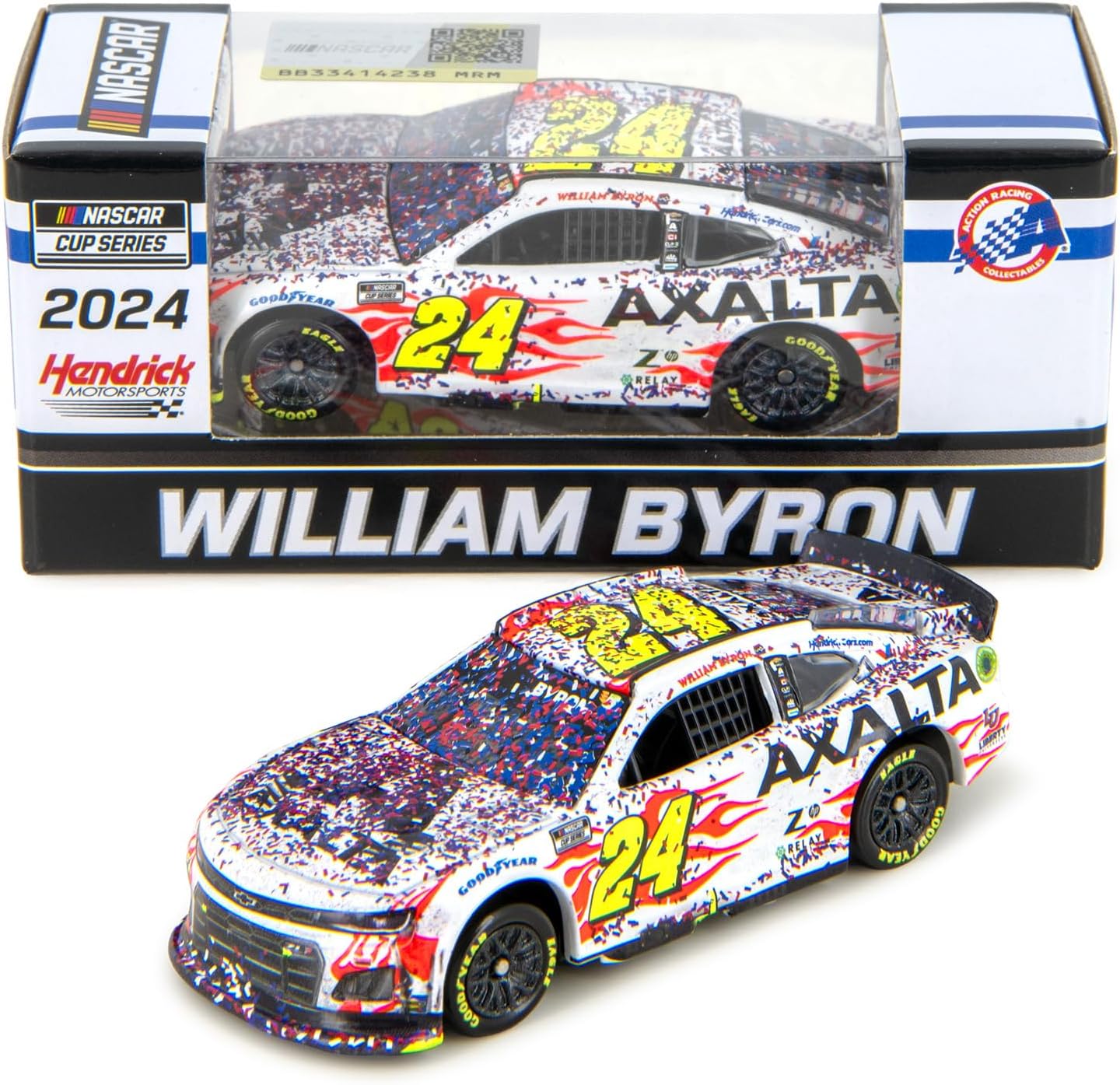 Lionel Racing - William Byron #24 Axalta Daytona 500 Win 2024 Camaro ZL1, escala 1:64