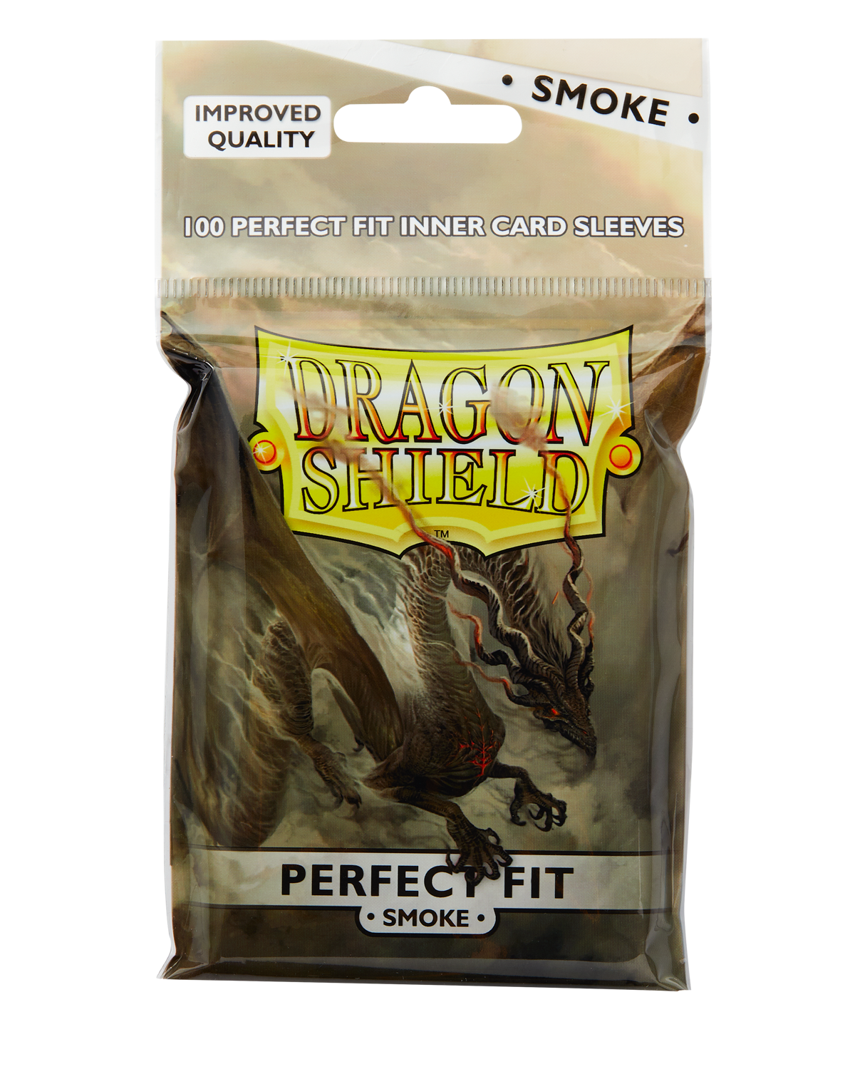 Arcane Tinmen - Dragon Shield - Smoke - Toploading Perfect Fit Sleeves