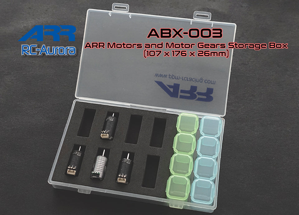 ARR - Motors and Motor Gears Storage Box (107 x 176 x 26mm)