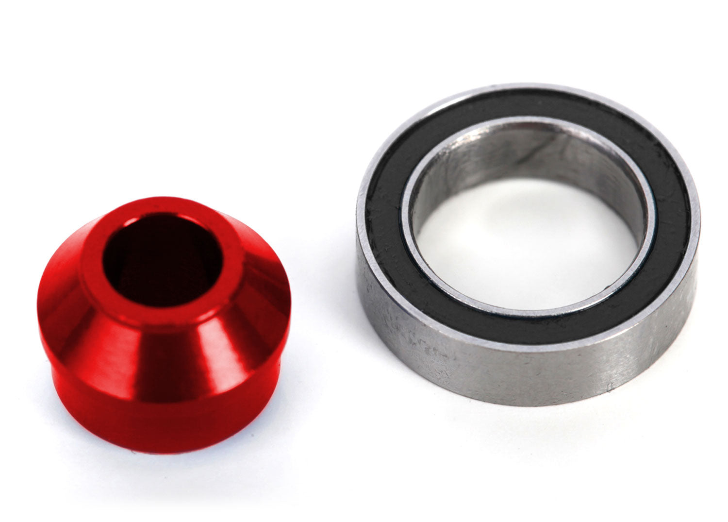 Traxxas - Aluminum Bearing Adapter (Red)