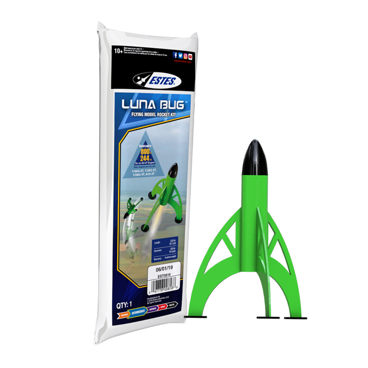 Estes - Luna Bug Rocket Launch Set, Intermediate
