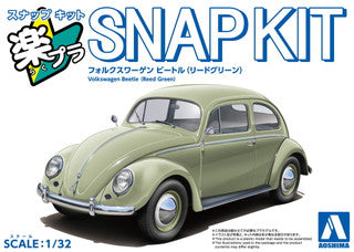 Aoshima Model Kits - 1/32 Snap Kit #20-RG Volkswagen Beetle (Reed Green)