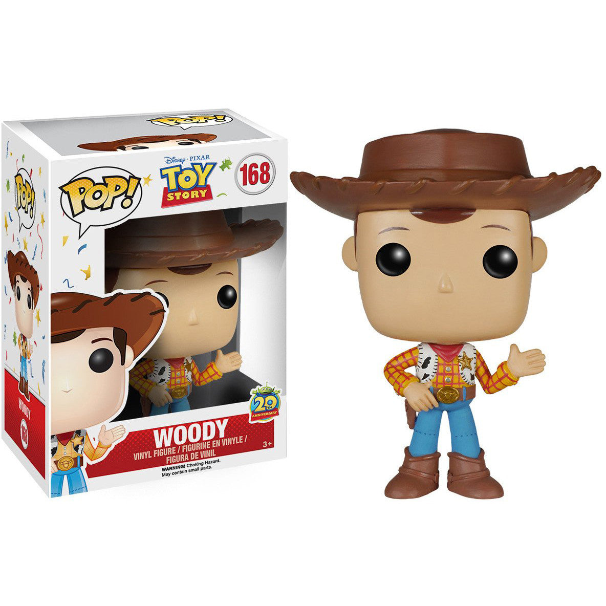 FUNKO POP Disney: Pixar Toy Story 20 Aniversario - Woody, #168