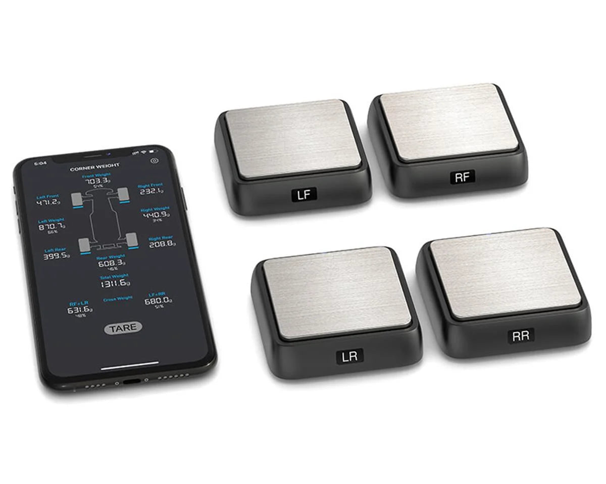 SkyRC - SCWS2000 Bluetooth Corner Weight Scale System w/4 Scales