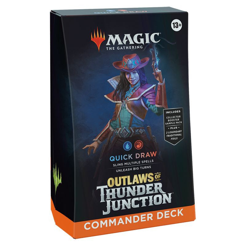 ** PRE VENTA ** Magic MTG - Outlaws of Thunder Junction - Commander Deck: Quick Draw (Inglés) - Magic: The Gathering