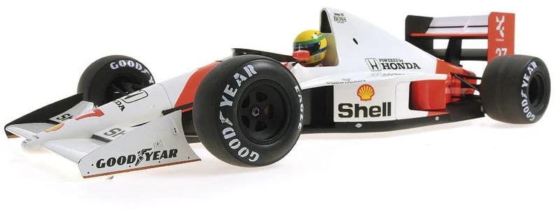 Minichamps - Ayrton Senna McLaren MP4/5B #27 Fórmula 1 Campeón del mundo 1990, escala 1:12