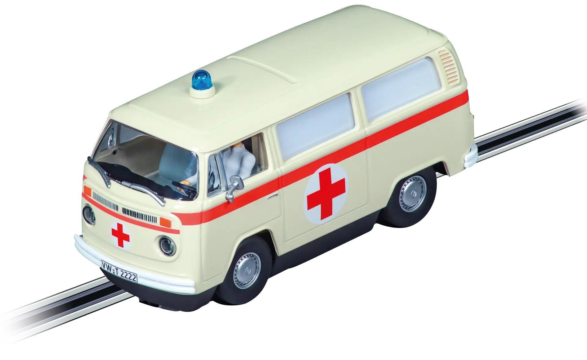 Carrera - "VW BUS T2b "Krankenwagen, Rotes Kreuz" Analogo, Escala 1/32