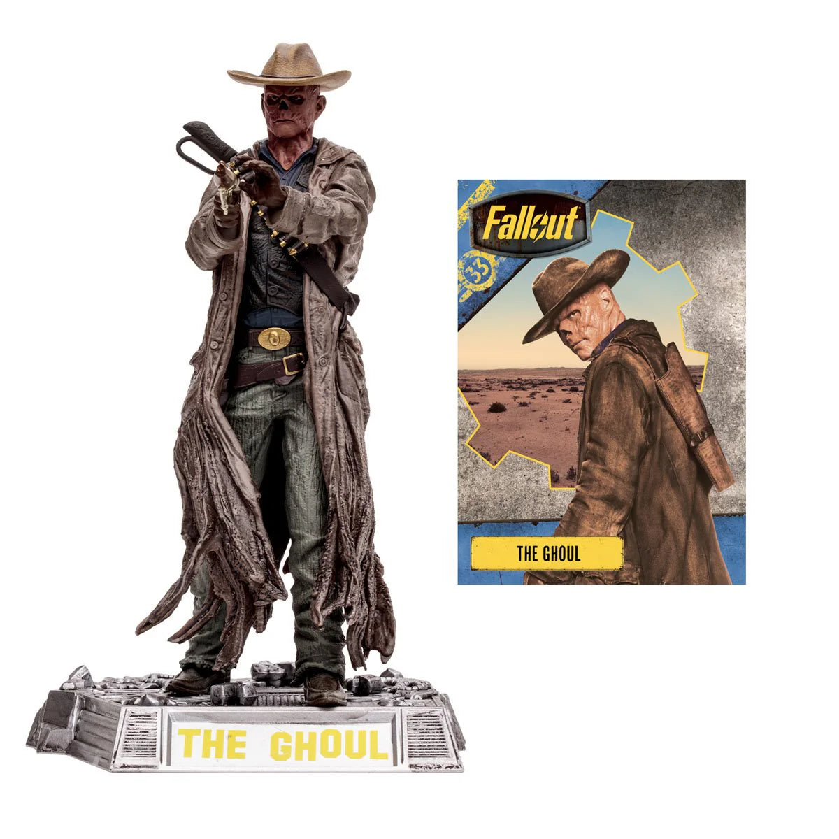 McFarlane Toys - Estatua Movie Maniacs: Fallout - The Ghoul Limited Edition 6 Pulgadas