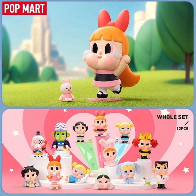Pop Mart - Crybaby x Las Chicas Superpoderosas, Caja misteriosa (Figura Sorpresa)