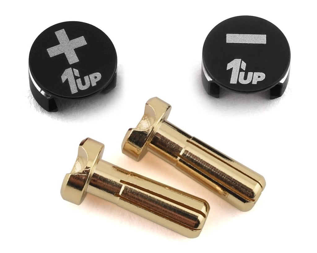 1´up - Lowpro Bullet Plugs & Grips 4Mm Black/black En Existencia