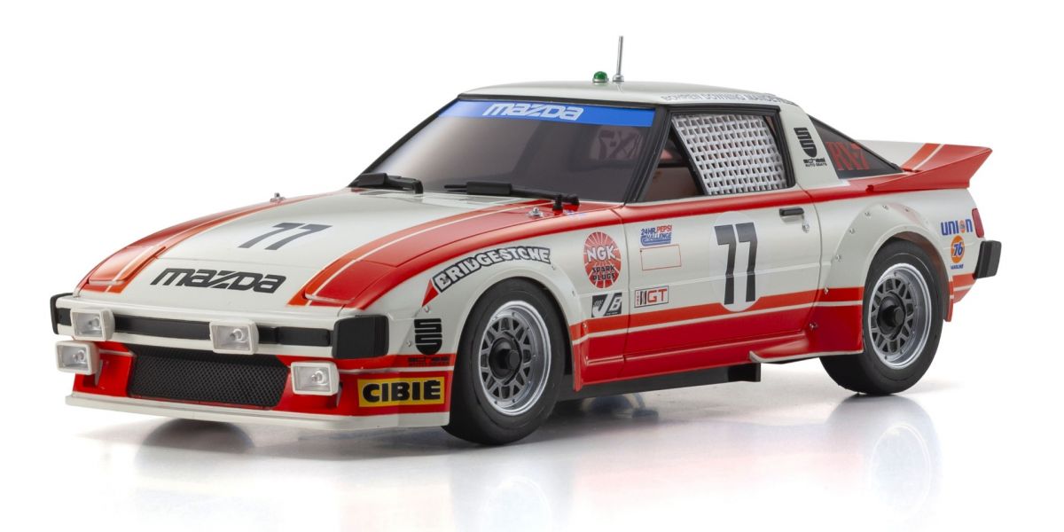 Kyosho - MINI-Z RWD MR-04 readyset MAZDA SAVANNA RX-7 (SA22C) "1979 DAYTONA CAR No.77"