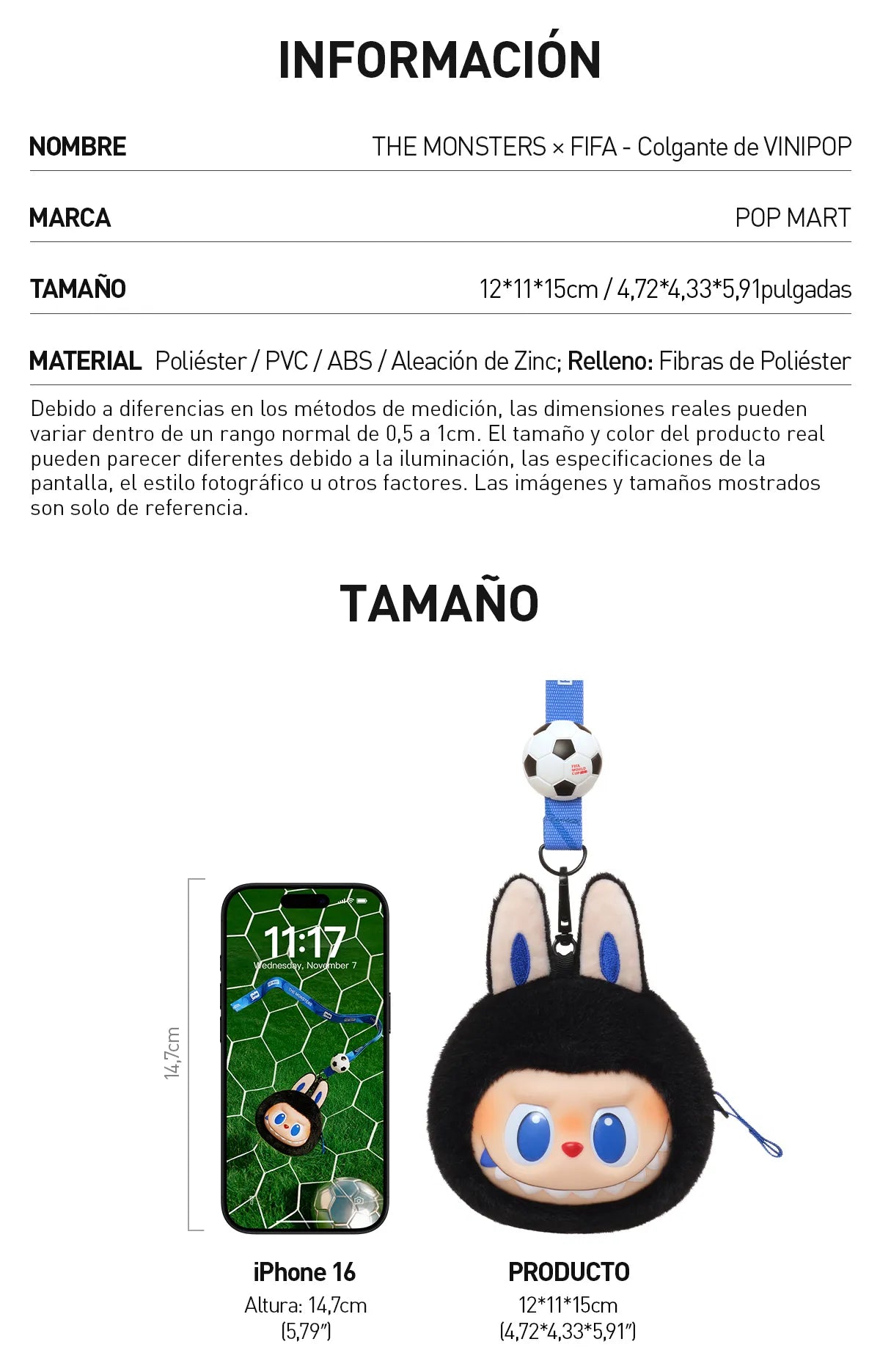 Pop Mart - THE MONSTERS x FIFA World Cup 26