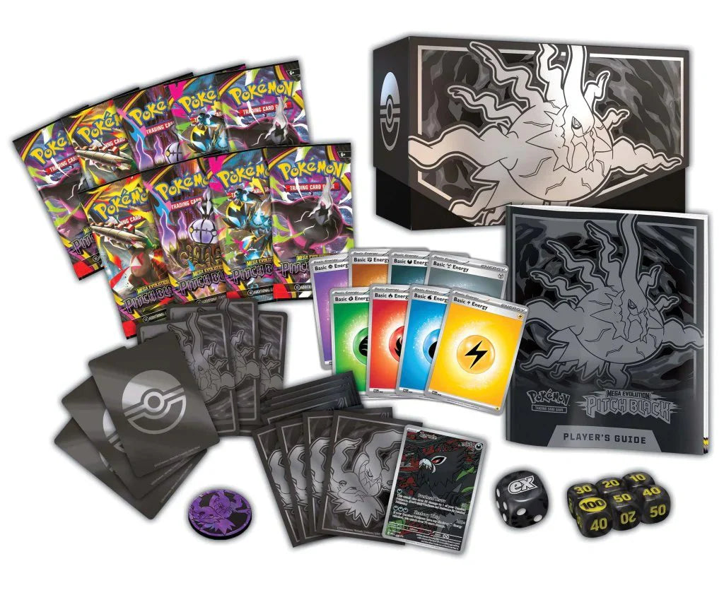 Pokemon TCG: Mega Evolution Pitch Black - Elite Trainer Box (Ingles)