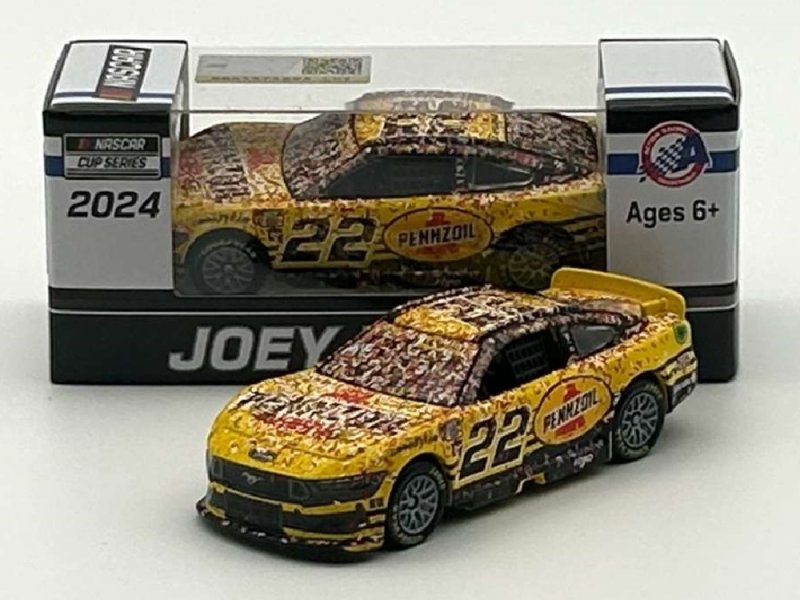 Lionel Racing - Joey Logano #22 Pennzoil Vegas Win 2024 Mustang, escala 1:64