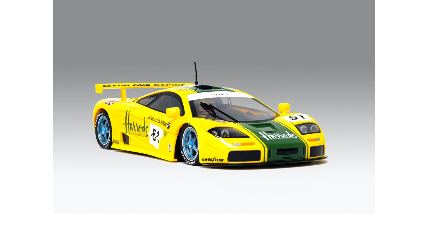 MRSlotcar - McLaren F1 GTR Harrods - '95 Le Mans - Análogo, escala 1/32