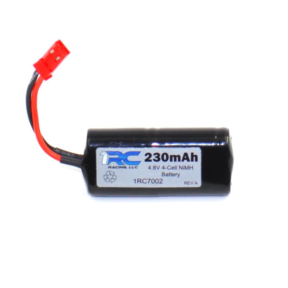1RC Racing - NiMh Battery, 4 Cell NiMh, 230mAH, 1/18 Midget