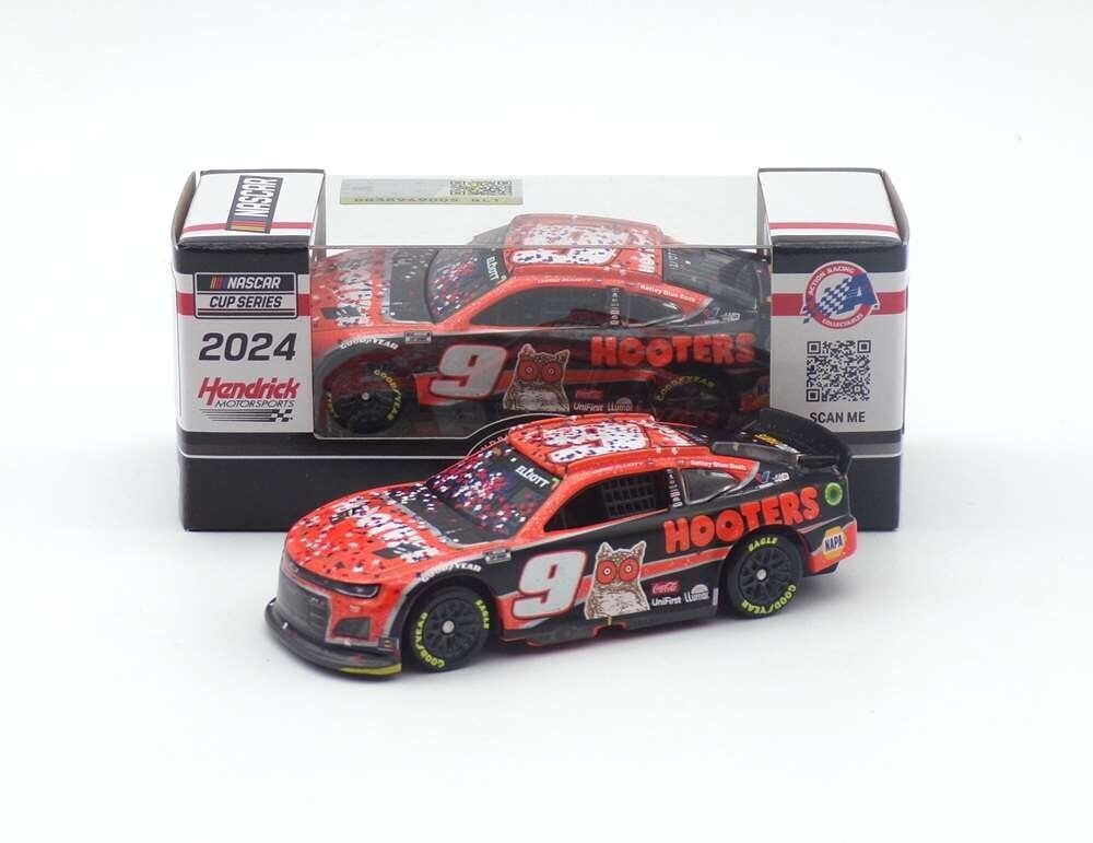 Lionel Racing - Chase Elliott #9 Hooters Texas Win 2024 Camaro ZL1, escala 1:64