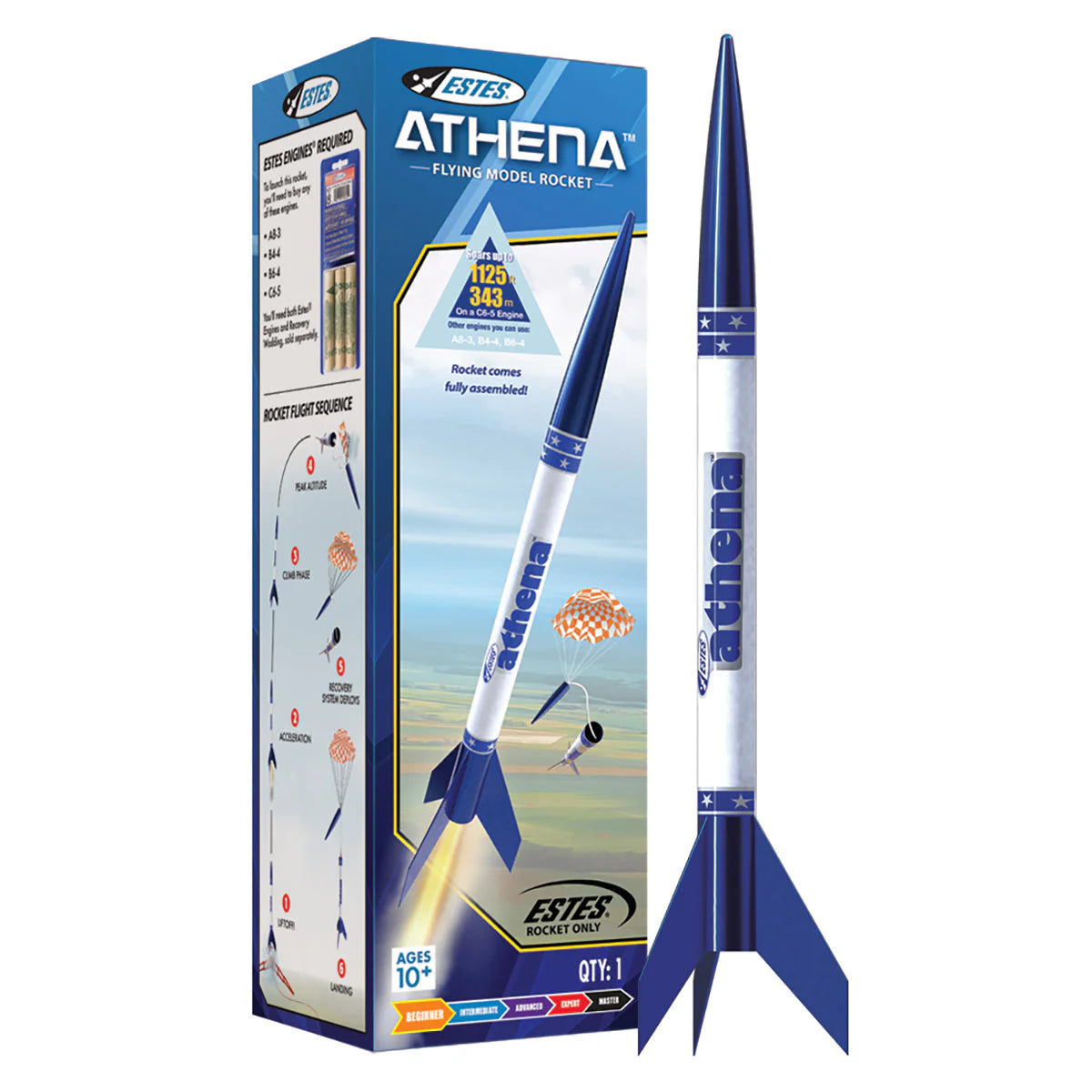 Estes - Athena Model Rocket Kit, RTF (Ready to Fly)